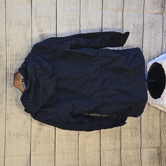 Lands End Navy Blue Light Full Zip Jacket, Women's Small, Great Condition - Picture 2 of 8